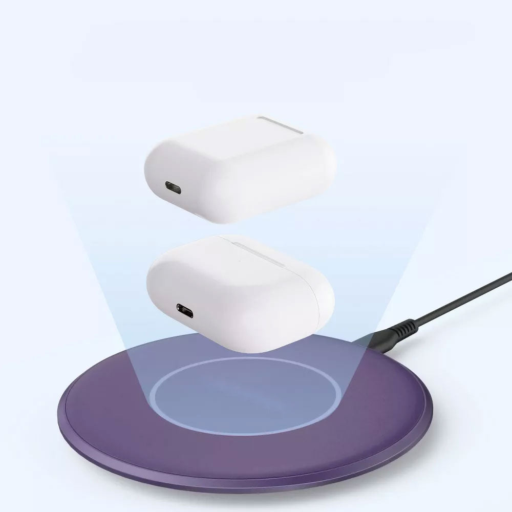  Purple 15W Wireless Charger  Fast Charge  Charging Pad Slim  Quick Charge   - BFY88 1815-4