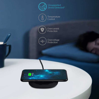 Wireless Charger Fast 7.5W and 10W Charging Pad Slim  - BFN97 1081-6