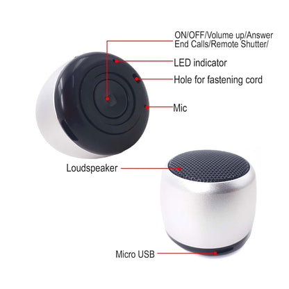 Mini Wireless Speaker with Microphone 2021-2