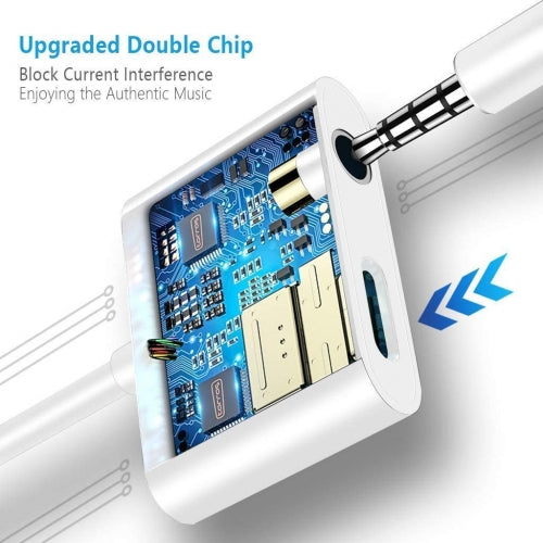 USB-C Headphone Adapter Earphone 3.5mm Jack Type-C Charger Port Splitter Mic Support  - BFG27 1362-2