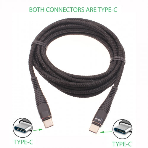 10ft PD Cable Type-C to USB-C Charger Cord Power Wire Sync  - BFD54 1453-2