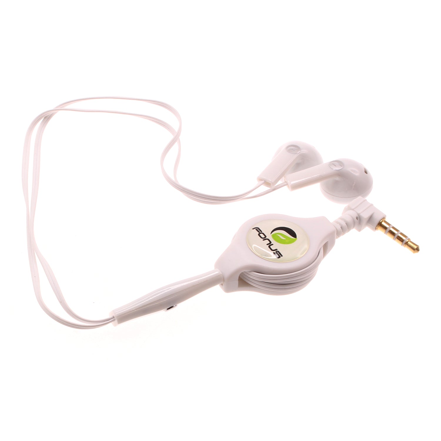 Retractable Earphones Headphones Hands-free Headset Handsfree Earbuds  - BFB56 406-1