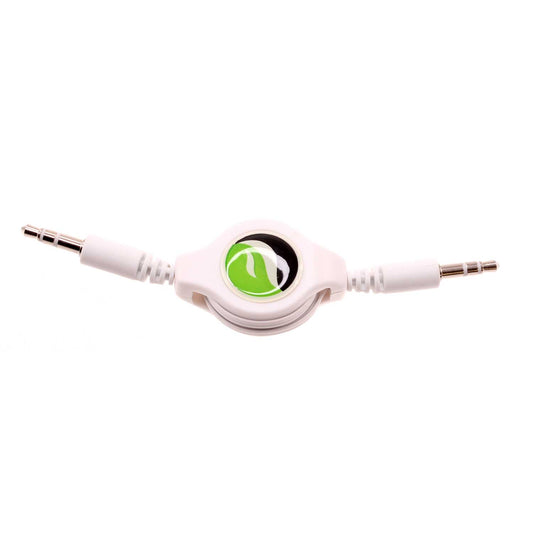 image of Aux Cable Retractable  3.5mm Adapter Car Stereo Aux-in Audio Cord  - BFF38 332-1