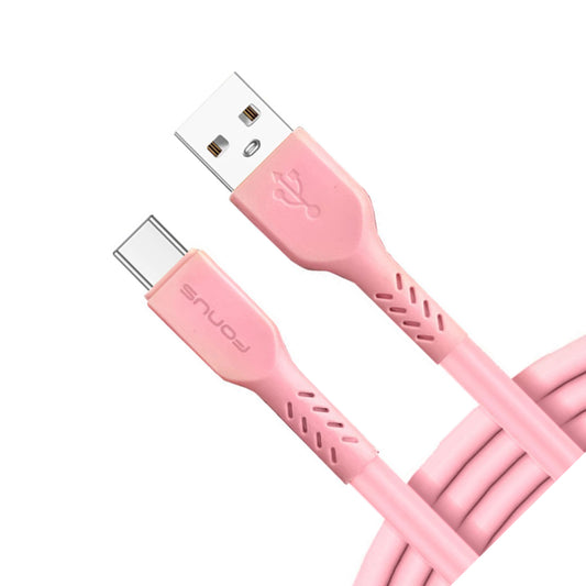 image of 10ft Long USB-C Cable Pink Charger Cord Power Wire Type-C Fast Charge  - BFJ16 1574-1