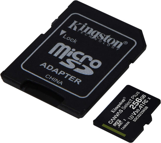 image of 256GB Memory Card Kingston High Speed MicroSD Class 10 MicroSDXC  - BFV36 1744-1