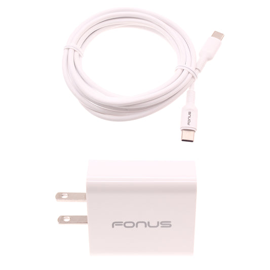 image of 36W PD Home Charger Fast Type-C 6ft Long Cable USB-C Power Cord QC3.0 Adapter  - BFE41 1499-1