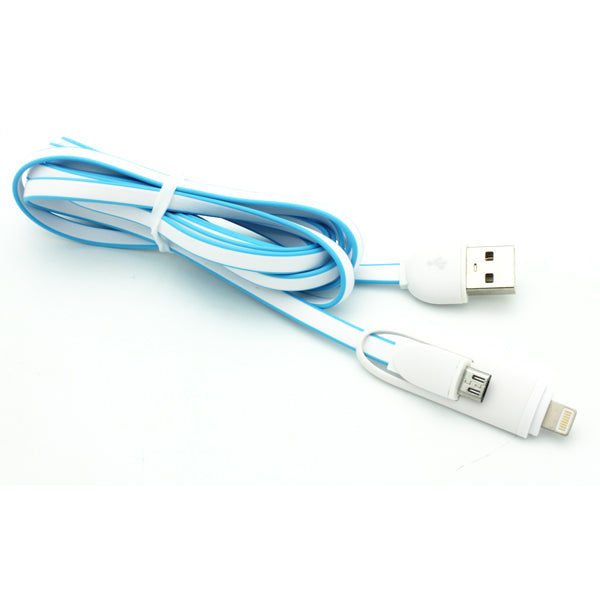 USB Cable 2-in-1 Charger Power Cord Braided  - BFF63 292-1