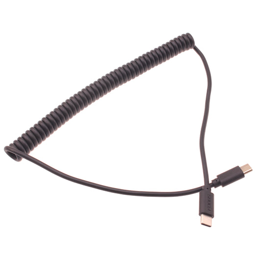 image of Coiled Cable USB-C to TYPE-C Fast Charger Cord Power  - BFD26 1421-1