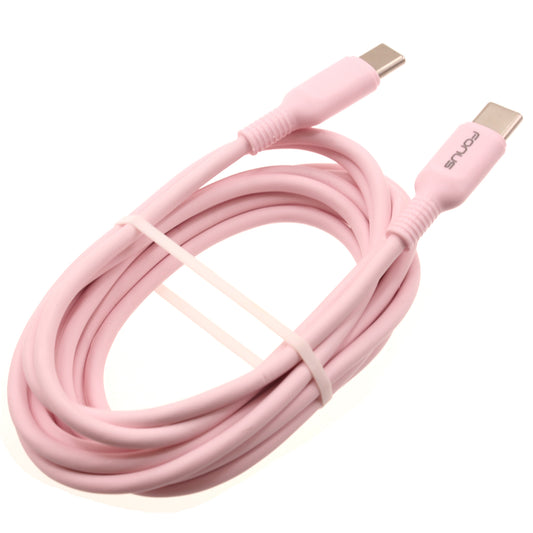 Pink 10ft Long Cable USB-C to Type-C PD Fast Charger Cord Power Wire  - BFA15 1585-1