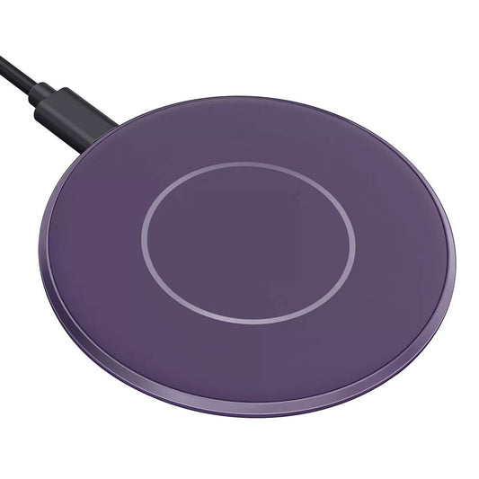 image of  Purple 15W Wireless Charger  Fast Charge  Charging Pad Slim  Quick Charge   - BFY88 1815-1