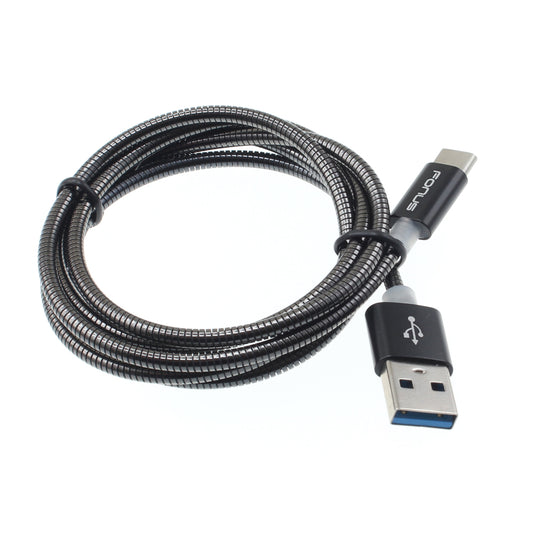 image of Metal USB Cable 3ft Type-C Charger Cord Power Wire  - BFE82 929-1