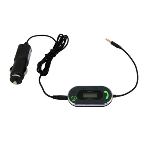 FM Transmitter Car Stereo AutoScan Hands-free Adapter Microphone  - BFF77 336-3