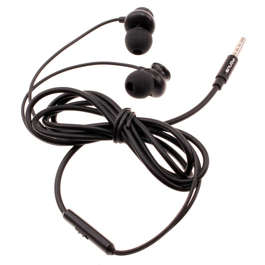 image of Wired Earphones Hi-Fi Sound Headphones Handsfree Mic Headset Metal Earbuds  - BFJ22 1576-1