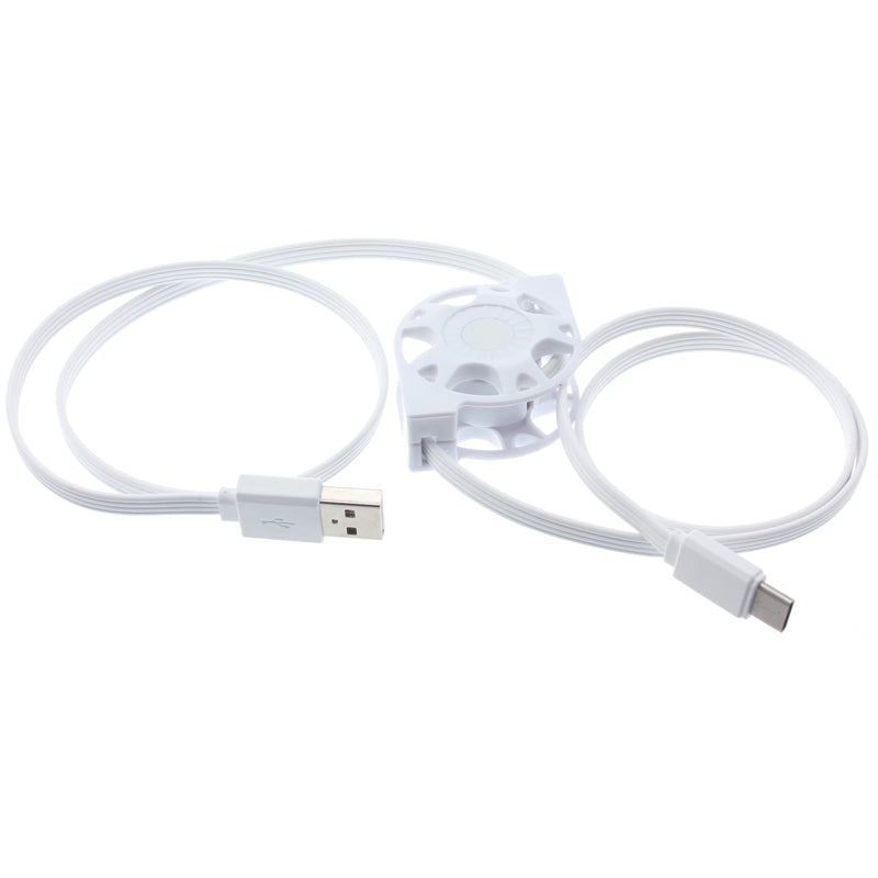 USB Cable Retractable Type-C Charger Power Cord  - BFK08 1085-6