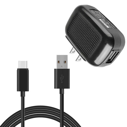 image of Home Wall USB Charger with 6ft Long Type-C Cable 2030-1