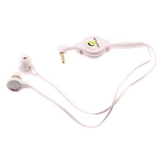 image of Retractable Earphones Headphones Hands-free Headset Handsfree Earbuds  - BFB72 407-1