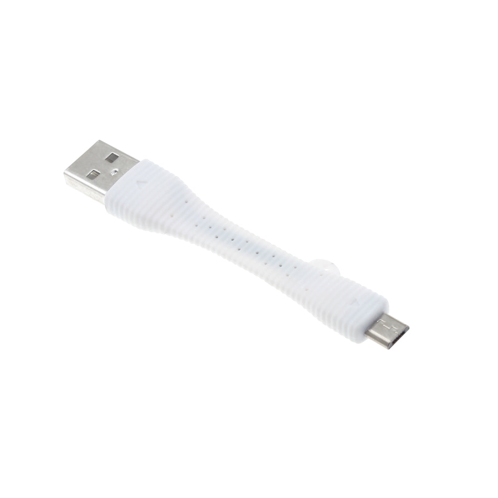 Short USB Cable MicroUSB Charger Cord Power Wire  - BFD20 207-1