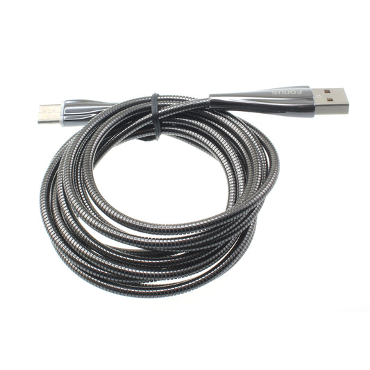 image of Metal USB Cable 6ft Type-C Charger Cord Power Wire  - BFR89 1170-1