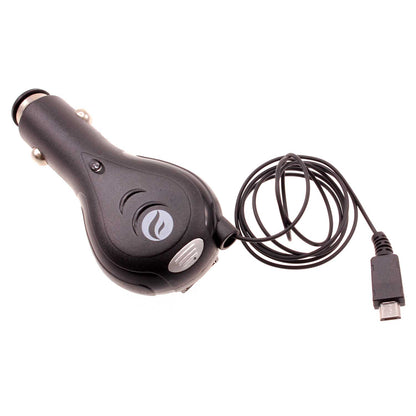 Car Charger Retractable MicroUSB DC Socket Power Adapter  - BFC18 762-1