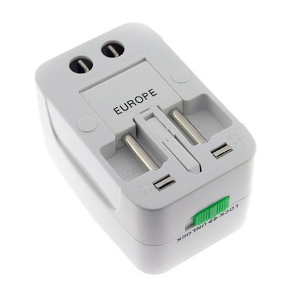 International Charger USB Port Travel Adapter Plug Converter AC Power  - BFD21 837-3