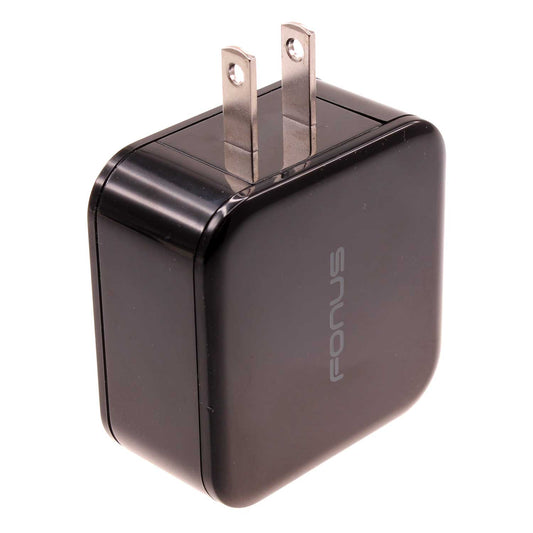 image of Fast Home Charger 30W 2-Port USB Quick Charge Port Travel Wall  - BFB96 1058-1