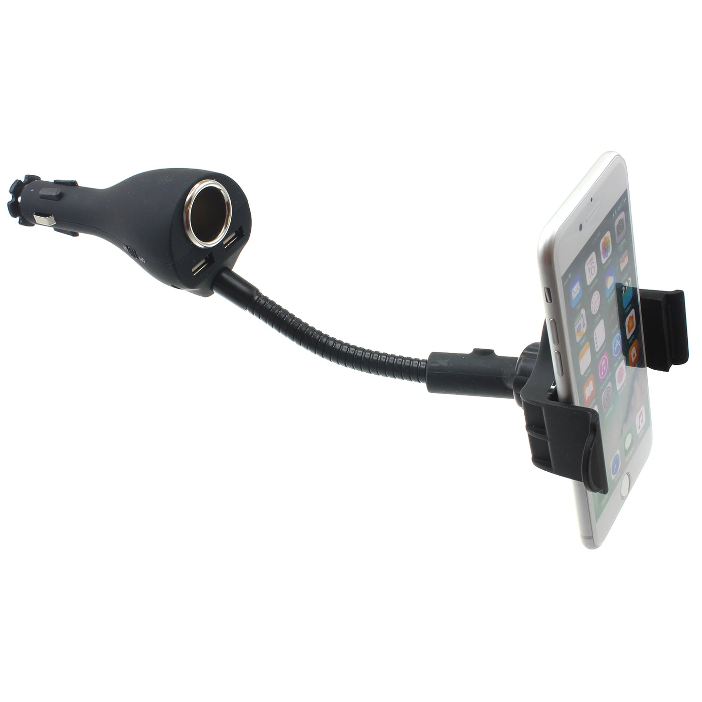 Car Mount Charger Holder DC Socket USB 2-Port Cradle  - BFB01 624-1