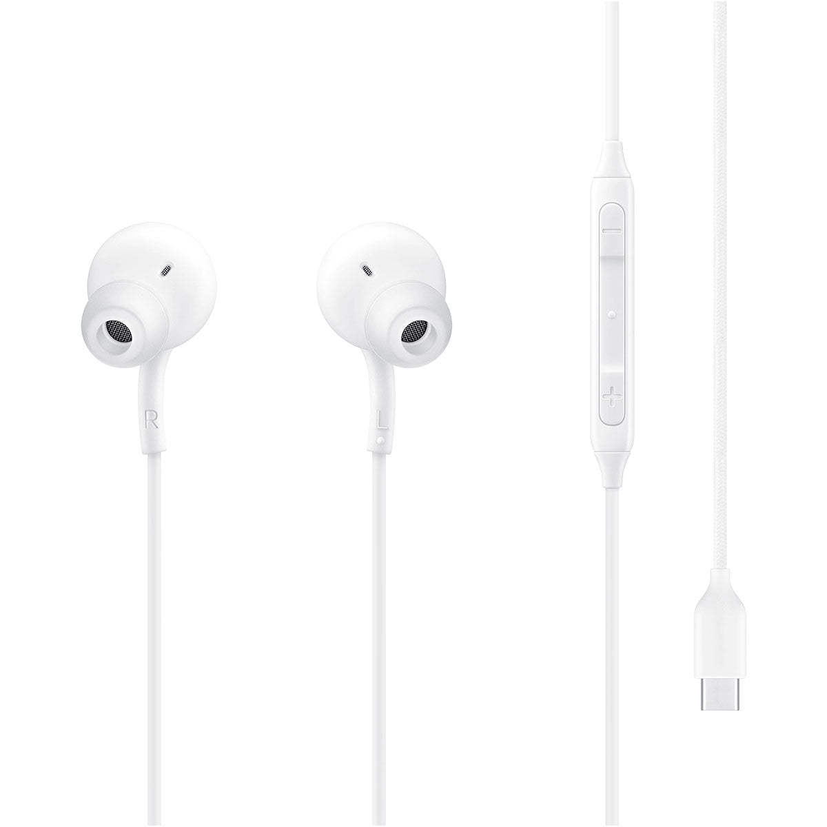 TYPE-C Earphones Wired Earbuds Headphones - White 2085-1