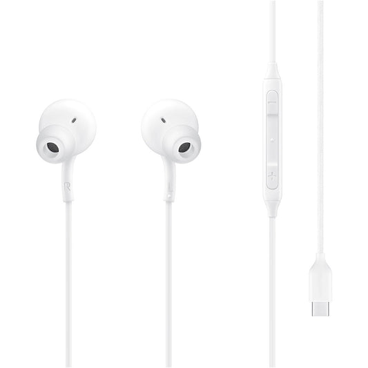 image of TYPE-C Earphones Wired Earbuds Headphones - White 2085-1