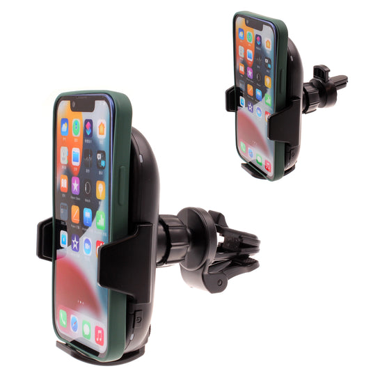 image of Car Wireless Charger Mount Air Vent Holder  Fast Charge Cradle Dock  - BFZ08 1619-1