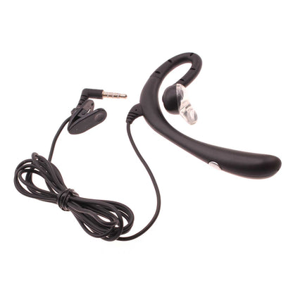 Wired Mono Headset Earphone w Mic Headphone 3.5mm Single Earbud Hands-free  - BFK57 394-1