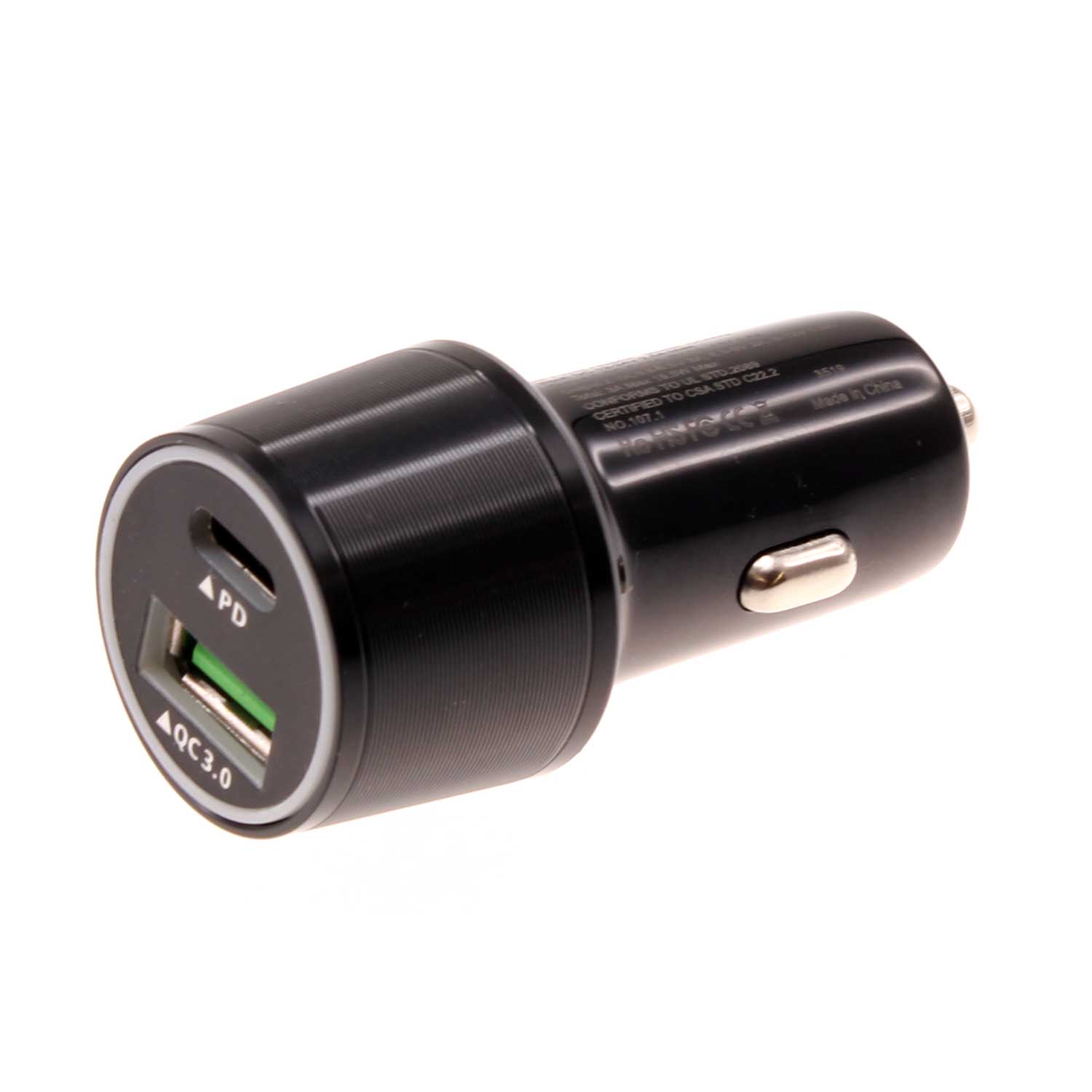 Quick Car Charger 36W 2-Port USB Type-C PD  Power Adapter  - BFF49 1335-1