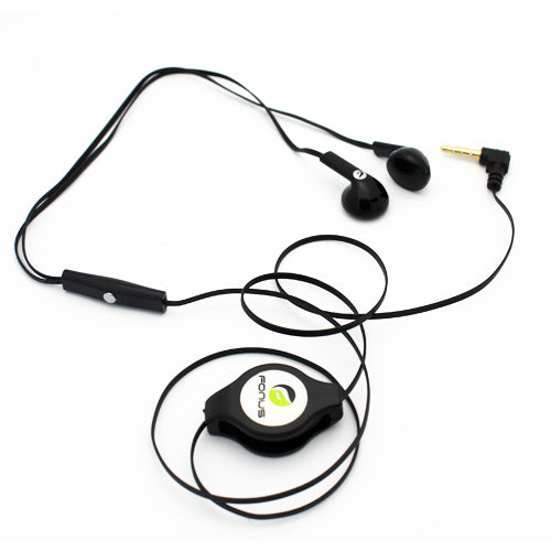 Retractable Earphones Headphones Hands-free Headset Handsfree Earbuds  - BFB63 405-4