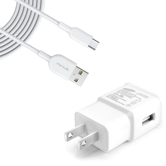 image of Fast Home Charger Type-C 6ft USB Cable Quick Power Adapter  - BFM13 933-1