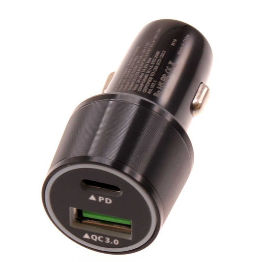 image of Quick Car Charger 36W 2-Port USB Type-C PD  Power Adapter  - BFF49 1335-1