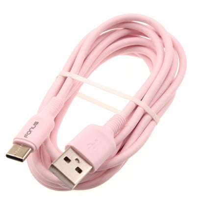 6ft USB-C Cable Pink Charger Cord Power Wire Type-C  - BFA60 1418-1