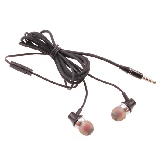 image of Wired Earphones Hi-Fi Sound Headphones Handsfree Mic Headset Metal Earbuds  - BFK46 1577-1