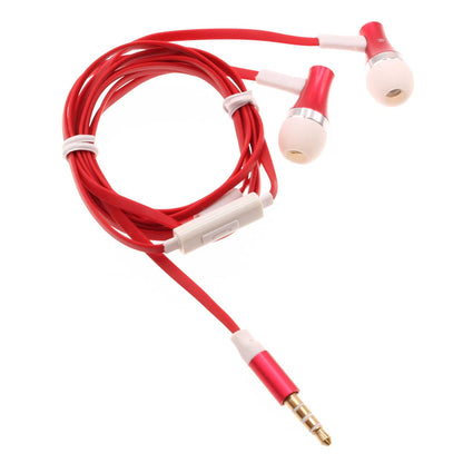 Wired Earphones Hi-Fi Sound Headphones Handsfree Mic Headset Metal Earbuds  - BFD27 392-1