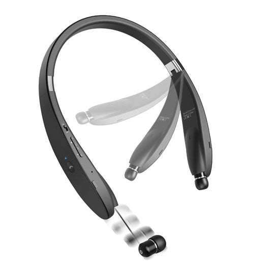 image of Wireless Headphones Sports Earphones With Mic Folding Retractable Neckband Headset - BFM51 490-1