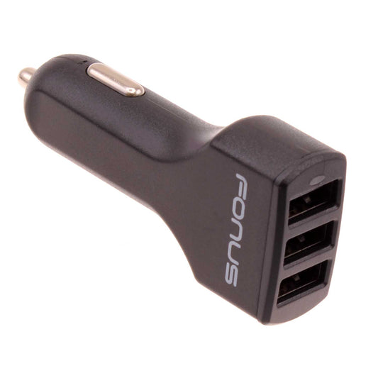 Car Charger 36W 3-Port USB 4.8A DC Socket Plug-in  - BFK62 843-1