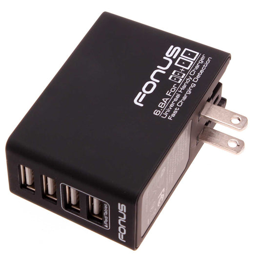 image of Home Charger 34W 4-Port USB 6.8A Wall AC Plug  - BFK64 845-1