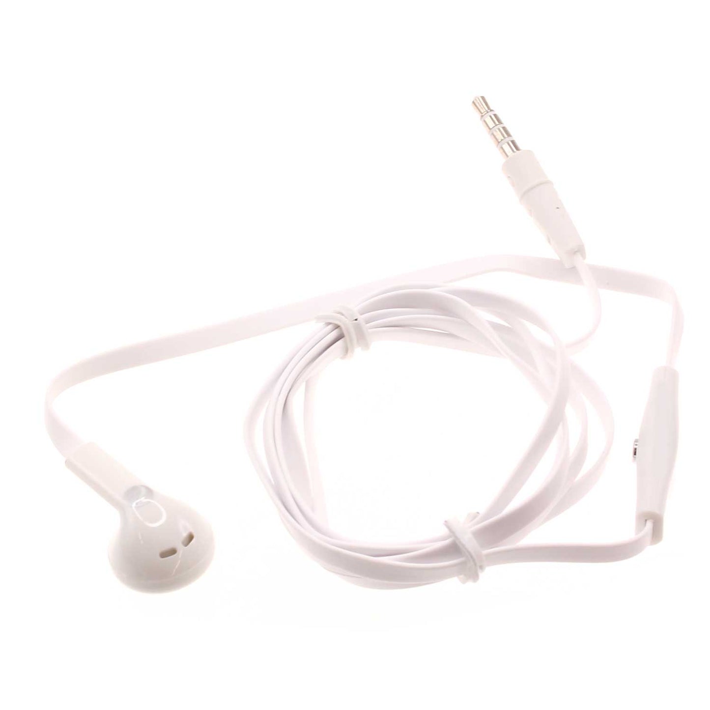 Mono Headset Wired Earphone Single Earbud 3.5mm Headphone Flat  - BFJ87 388-1