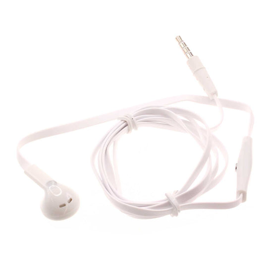 image of Mono Headset Wired Earphone Single Earbud 3.5mm Headphone Flat  - BFJ87 388-1