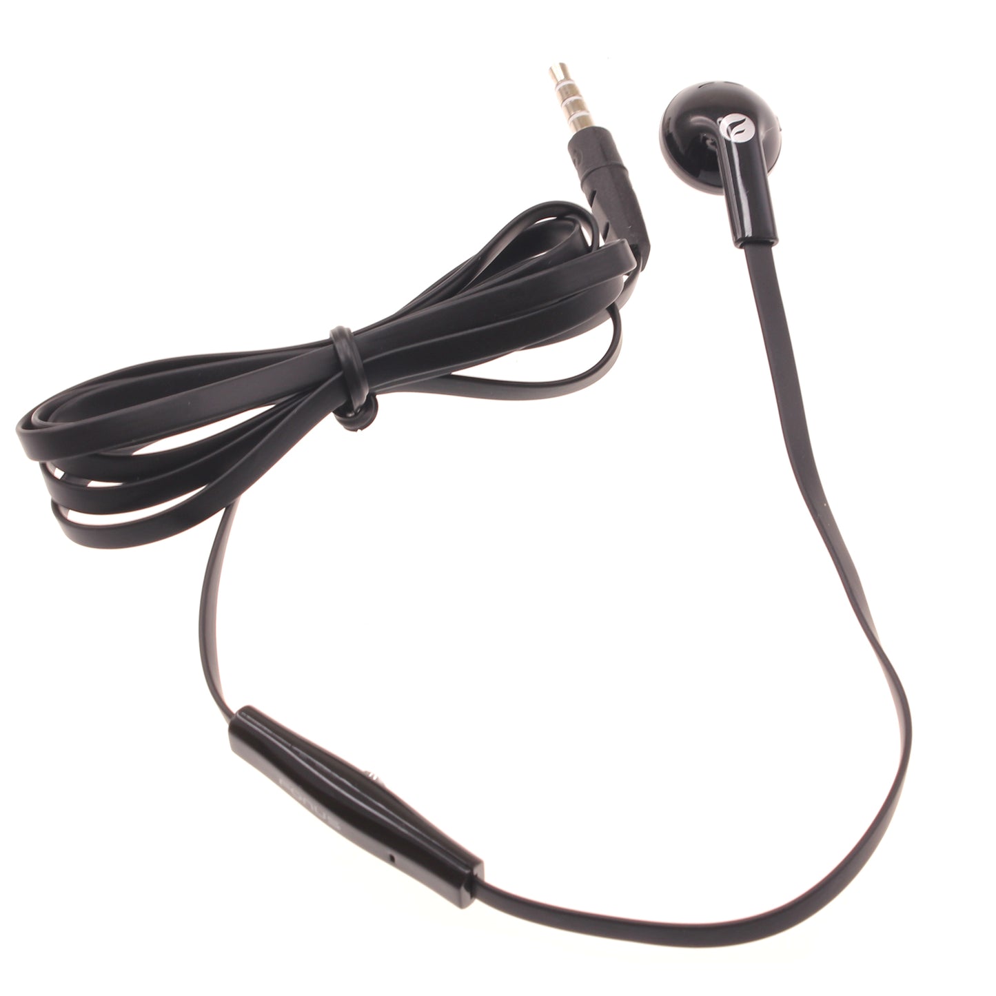 Mono Headset Wired Earphone Single Earbud 3.5mm Headphone Flat  - BFJ88 387-1