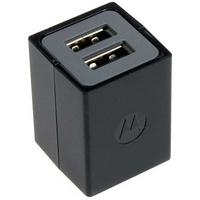 Home Wall 2 Port USB Charger with 6ft Long Type-C Cable 2058-3