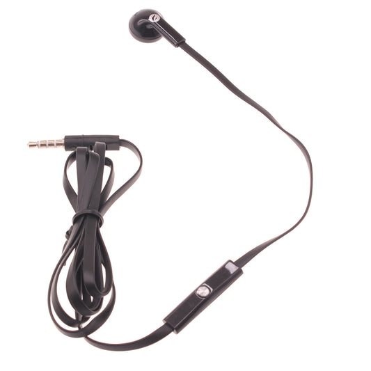 image of Mono Headset Wired Earphone Single Earbud 3.5mm Headphone Flat  - BFJ88 387-1