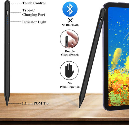 Active Stylus Pen Digital Capacitive Touch Rechargeable Palm Rejection  - BFG84 1505-3