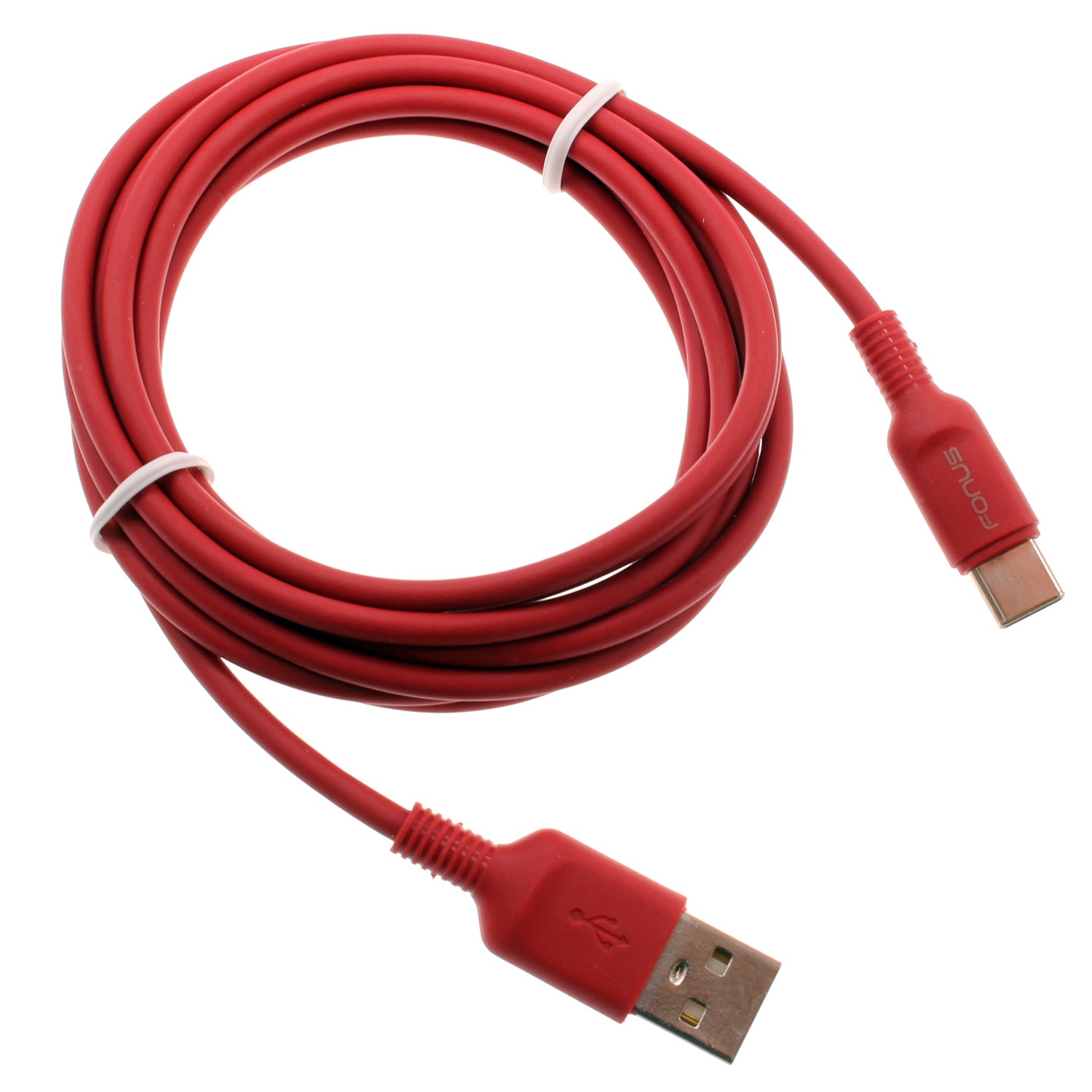 6ft USB-C Cable Red Charger Cord Power Wire Type-C  - BFC15 1423-1