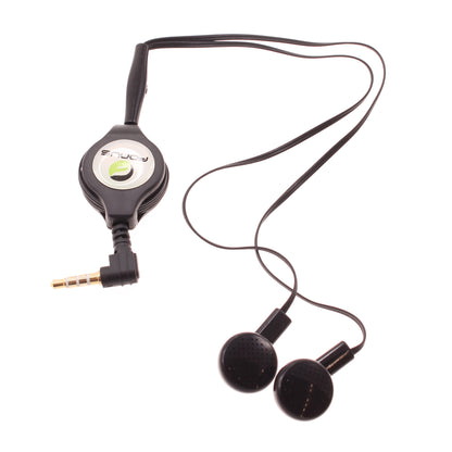 Retractable Earphones Headphones Hands-free Headset Handsfree Earbuds  - BFB63 405-1