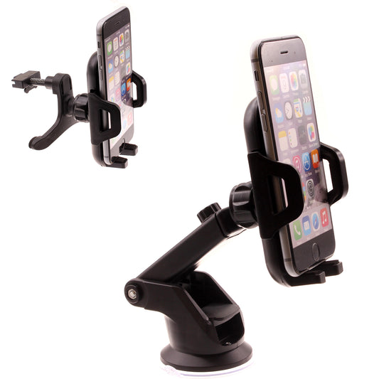 image of Car Mount  Windshield   Air Vent  Phone Holder Glass Cradle Suction -D 1999-1