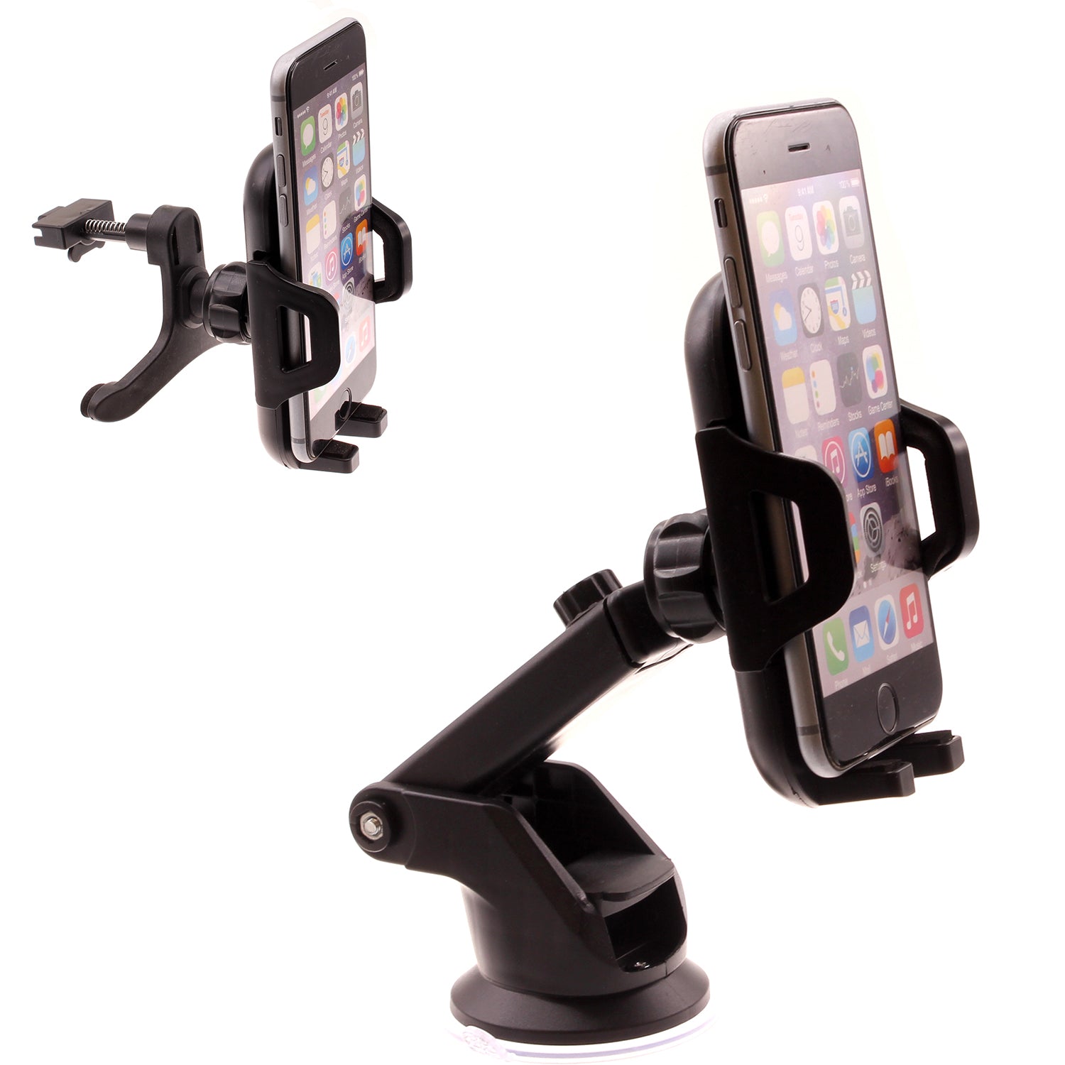 Car Mount  Windshield   Air Vent  Phone Holder Glass Cradle Suction -D 1999-1